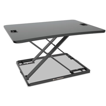 Alera® Adaptivergo Ultra-slim Sit-stand Desk, 31.33" X 21.63" X 1.5" To 16", Black freeshipping - TVN Wholesale